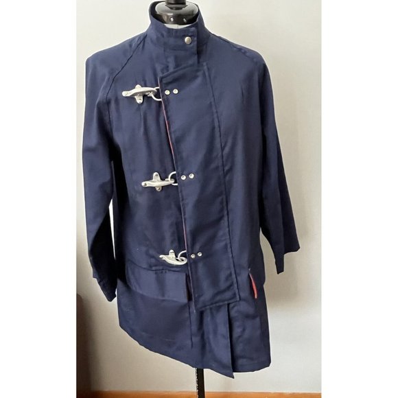 RARE YRI Yacht Wear Research Sailing Duck Canvas Lobster Clasp Metal Jac… - Picture 3 of 13